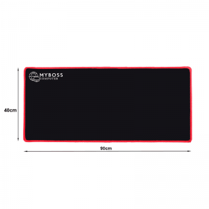 Bàn Di Chuột Màu Đen Viền Đỏ KT 900 x 400 x 3mm